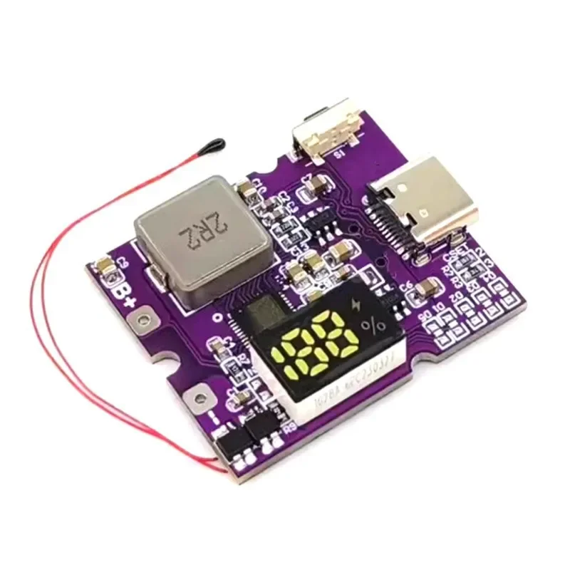 PD/QC full protocol super fast charging 22.5W charging treasure two-way fast charging mobile power module circuit board diy
PD/QC full protocol super fast charging 22.5W charging treasure two-way fast charging mobile power module circuit board diy