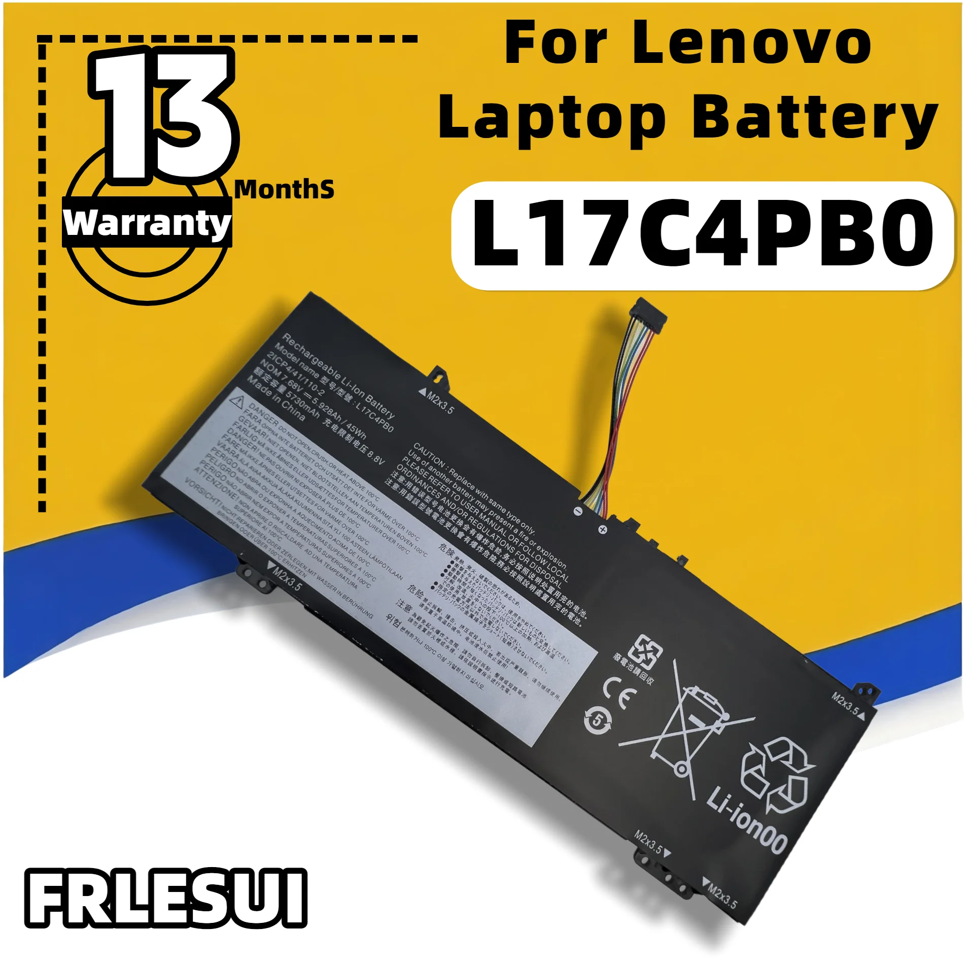 FRLESUI L17C4PB0 For laptop batteryLenovo IdeaPad 530S-14IKB Series (81EU) 530S-15IKB Series (81EV) 5305-14ARR Series (81H1)
FRLESUI L17C4PB0 For laptop batteryLenovo IdeaPad 530S-14IKB Series (81EU) 530S-15IKB Series (81EV) 5305-14ARR Series (81H1)