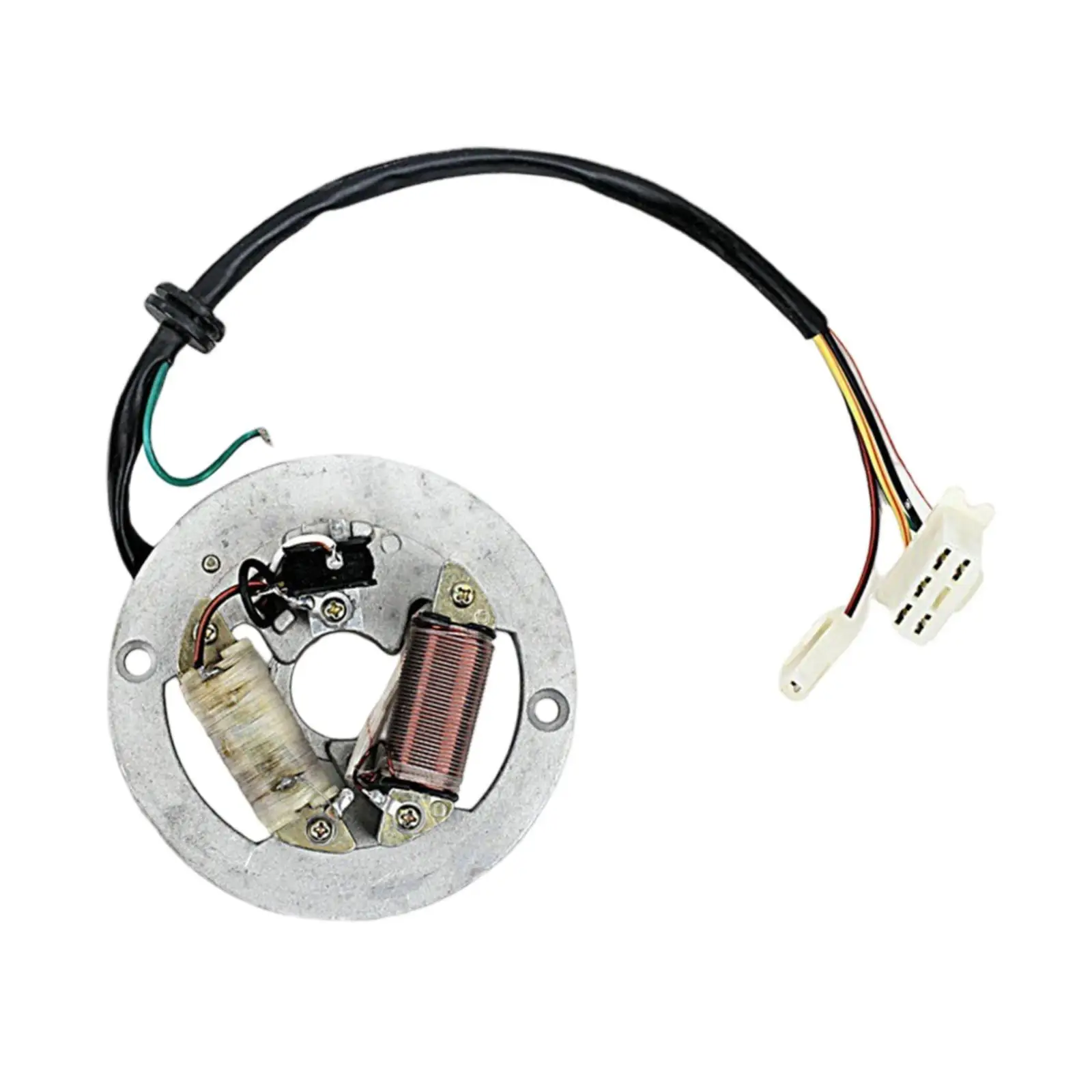 Coil Ignition Magneto Stator Plate Accessory Compatible for Yamaha PW80
Coil Ignition Magneto Stator Plate Accessory Compatible for Yamaha PW80