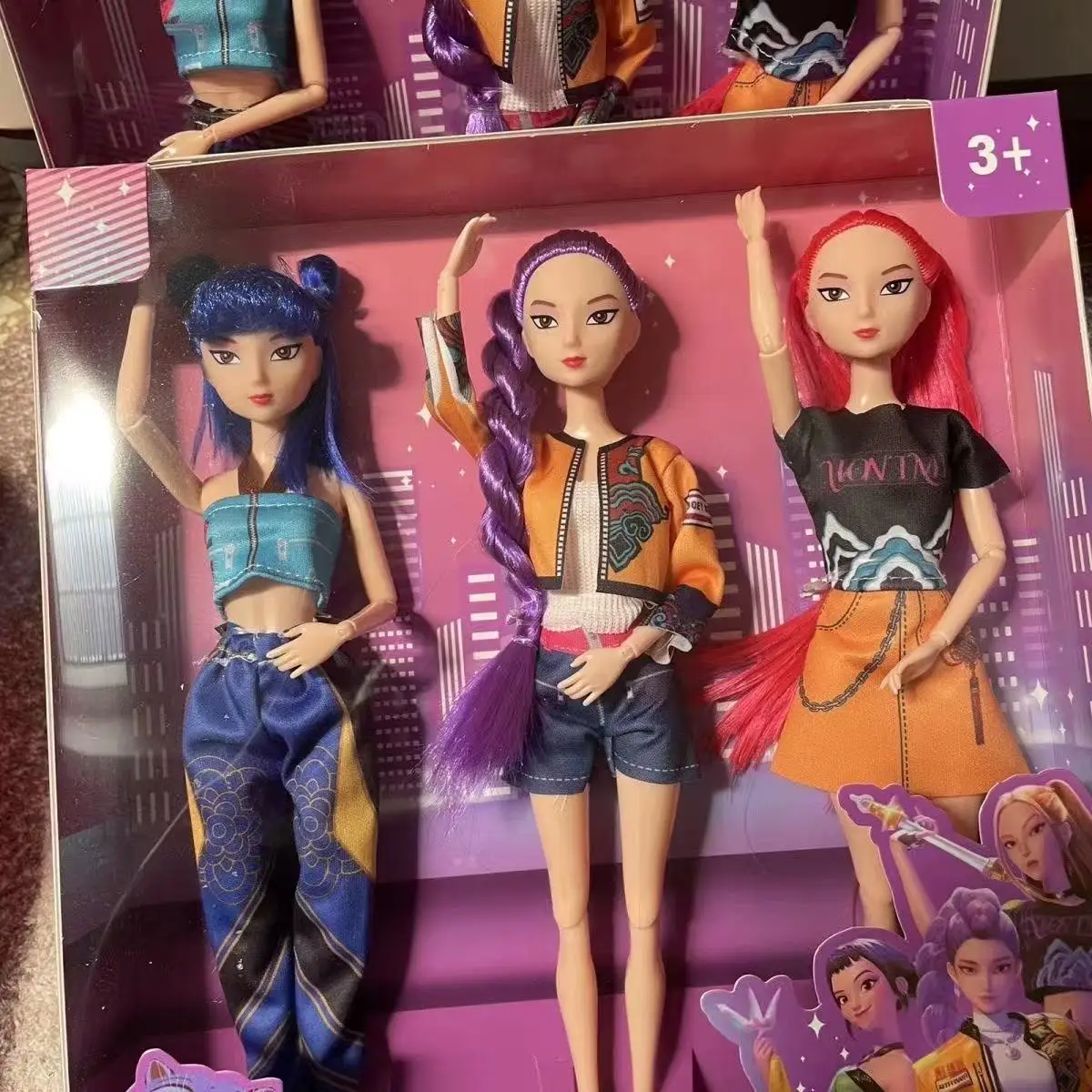 30cm K-Pop Demon Hunters Anime Kpop Girl Group Cartoon Rumi Zoey Mira Action Figures Vinyl Figurines Model Dolls Girls Xmas Gift
30cm K-Pop Demon Hunters Anime Kpop Girl Group Cartoon Rumi Zoey Mira Action Figures Vinyl Figurines Model Dolls Girls Xmas Gift