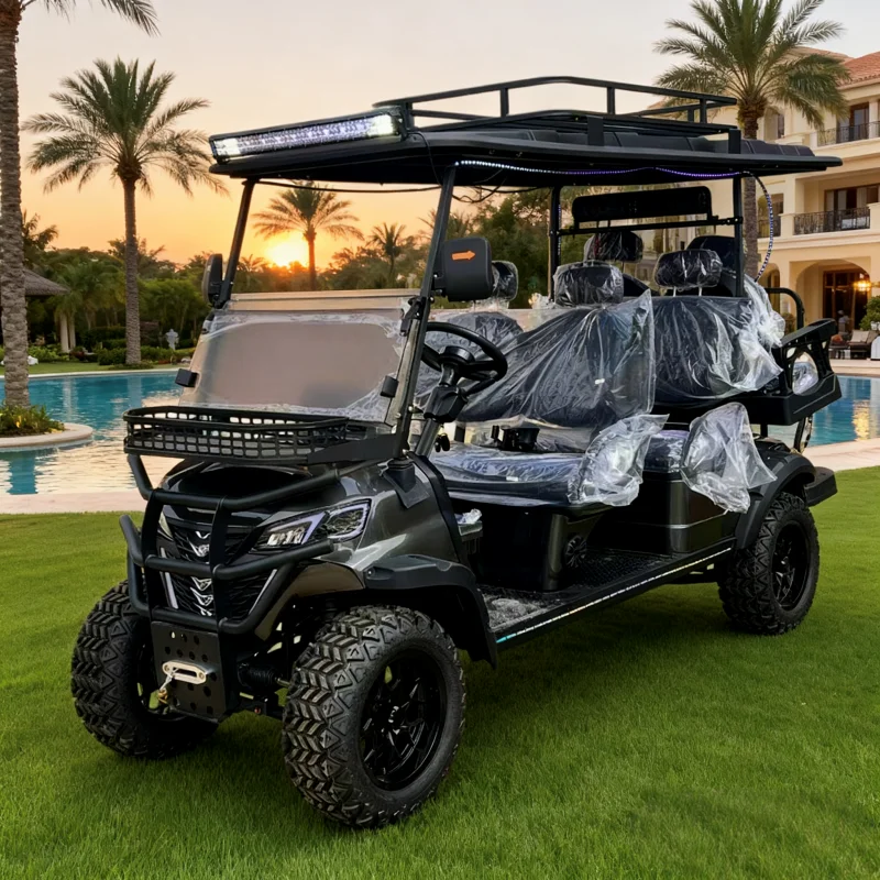 4 Seater Electric Golf Cart for Adults Street Legal LSV with Lithium Battery
4 Seater Electric Golf Cart for Adults Street Legal LSV with Lithium Battery