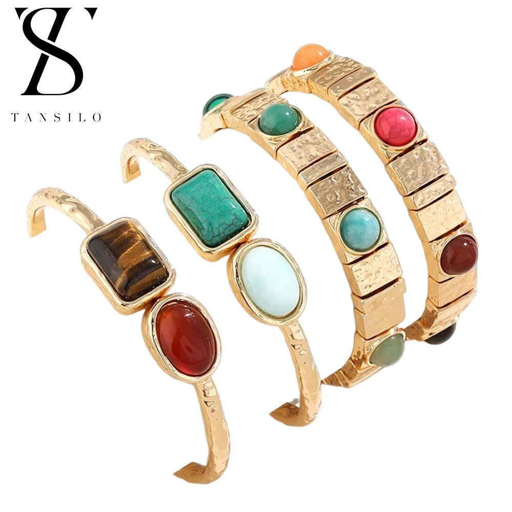Vintage Exaggerated Colorful Geometric Stone Bracelet & Bangles For Women Men Summer Boho Punk Heavy Metal Hand Jewelry Y2K
Vintage Exaggerated Colorful Geometric Stone Bracelet & Bangles For Women Men Summer Boho Punk Heavy Metal Hand Jewelry Y2K
