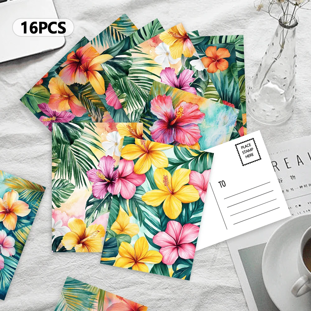 16pcs, tropical flower postcards, New Year gifts, Christmas gifts, living room decoration, bedroom decoration,high-quality cards
16pcs, tropical flower postcards, New Year gifts, Christmas gifts, living room decoration, bedroom decoration,high-quality cards