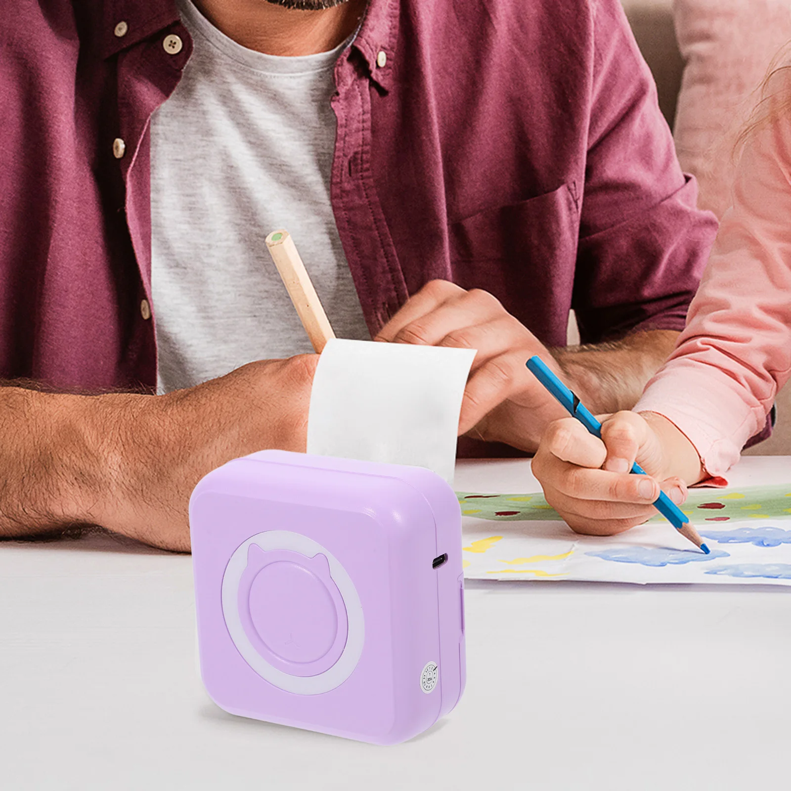 Portable Printer Diy Sticker Maker Handheld Mini Scrapbook Supplies Plastic Label Student Photo
Portable Printer Diy Sticker Maker Handheld Mini Scrapbook Supplies Plastic Label Student Photo