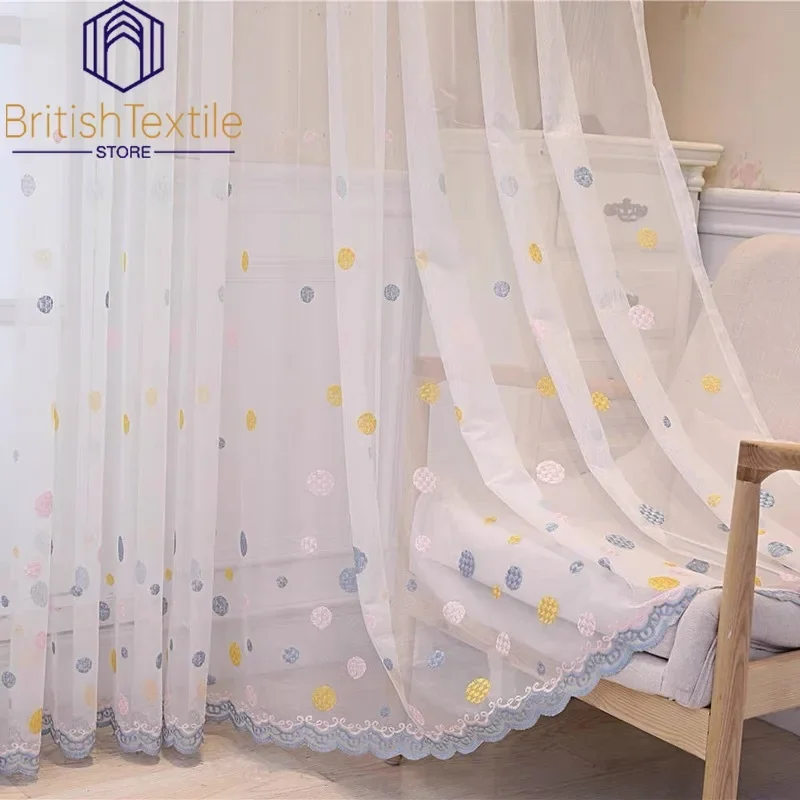 Scandinavian Curtains for Living Dining Room Bedroom Rustic Translucent Embroidered Gauze Curtains
Scandinavian Curtains for Living Dining Room Bedroom Rustic Translucent Embroidered Gauze Curtains