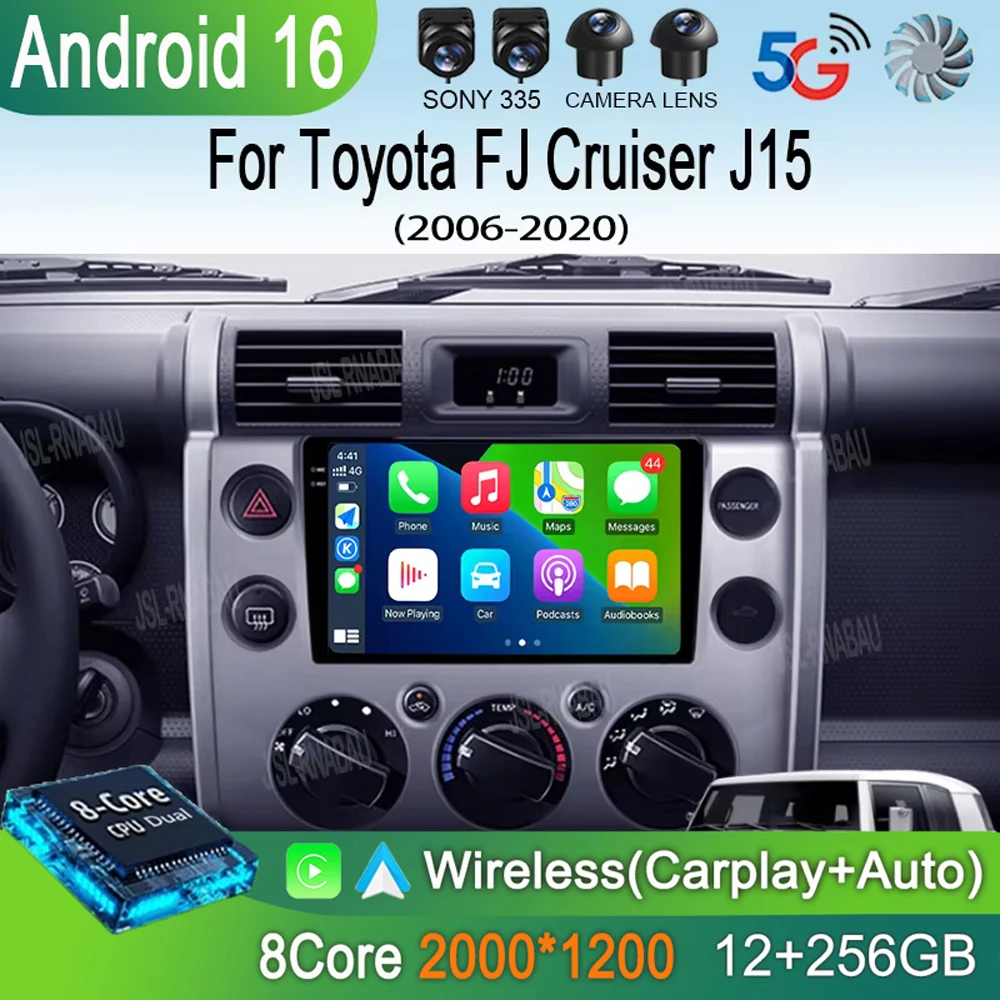 Автомагнитола Android 16 для Toyota FJ Cruiser J15 2006-2020: навигация, GPS, мультимедиа, видеоплеер, стереосистема
Автомагнитола Android 16 для Toyota FJ Cruiser J15 2006-2020: навигация, GPS, мультимедиа, видеоплеер, стереосистема