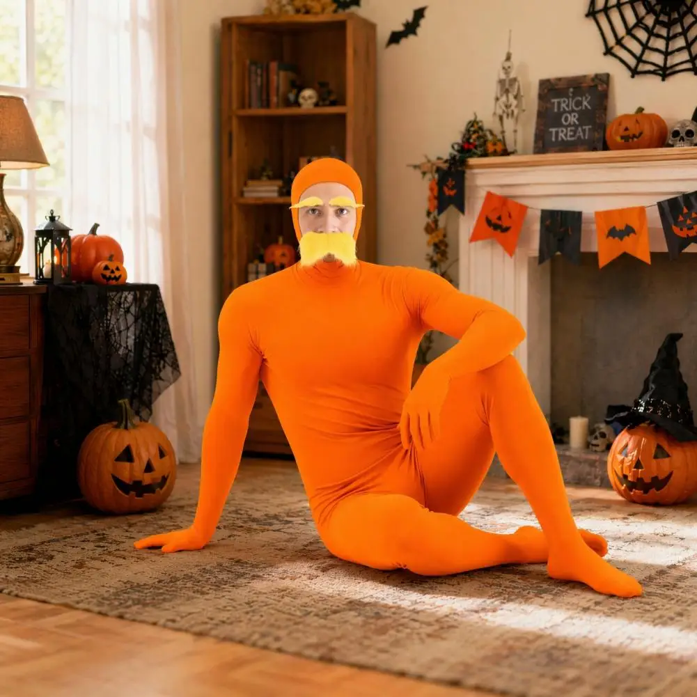 Orange Halloween Jumpsuit Costume with Yellow Beard & Eyebrows – Fun Party Outfit for Men & Women Storybook Character Outfit
Orange Halloween Jumpsuit Costume with Yellow Beard & Eyebrows – Fun Party Outfit for Men & Women Storybook Character Outfit