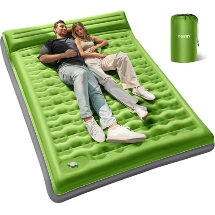 6-Inch Extra-Thick Reinforced Sleeping Pad for Camping and Hiking: Ultralight Self-Inflating Air Mattress with Built-in Foot Pu
6-Inch Extra-Thick Reinforced Sleeping Pad for Camping and Hiking: Ultralight Self-Inflating Air Mattress with Built-in Foot Pu