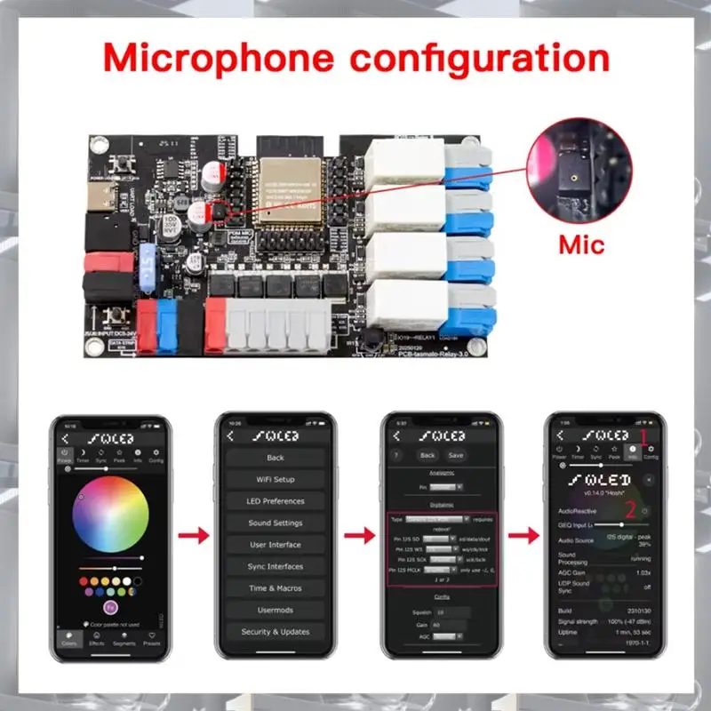Лидер продаж-WLED ESP32 макетная плата функция микрофона RGB IC динамический режим ШИМ статический выход GPIO реле порта для DIY Proje
Лидер продаж-WLED ESP32 макетная плата функция микрофона RGB IC динамический режим ШИМ статический выход GPIO реле порта для DIY Proje