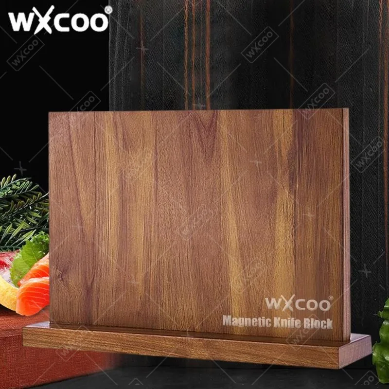 WXCOO Long Magnetic Kitchen Counter Storage Knife Holder Strong Enhanced Magnets Acacia Wooden Knife Stand
WXCOO Long Magnetic Kitchen Counter Storage Knife Holder Strong Enhanced Magnets Acacia Wooden Knife Stand
