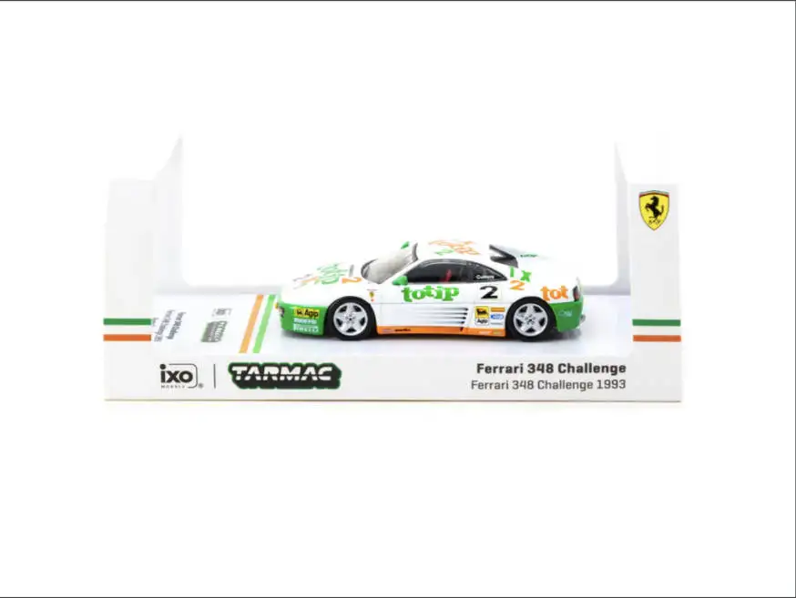 Tarmac Works x IXO 1:64 Ferrari 348 Challenge #2 "Totip" 1993 Diecast Car Model In Stock Ready To Ship
Tarmac Works x IXO 1:64 Ferrari 348 Challenge #2 "Totip" 1993 Diecast Car Model In Stock Ready To Ship