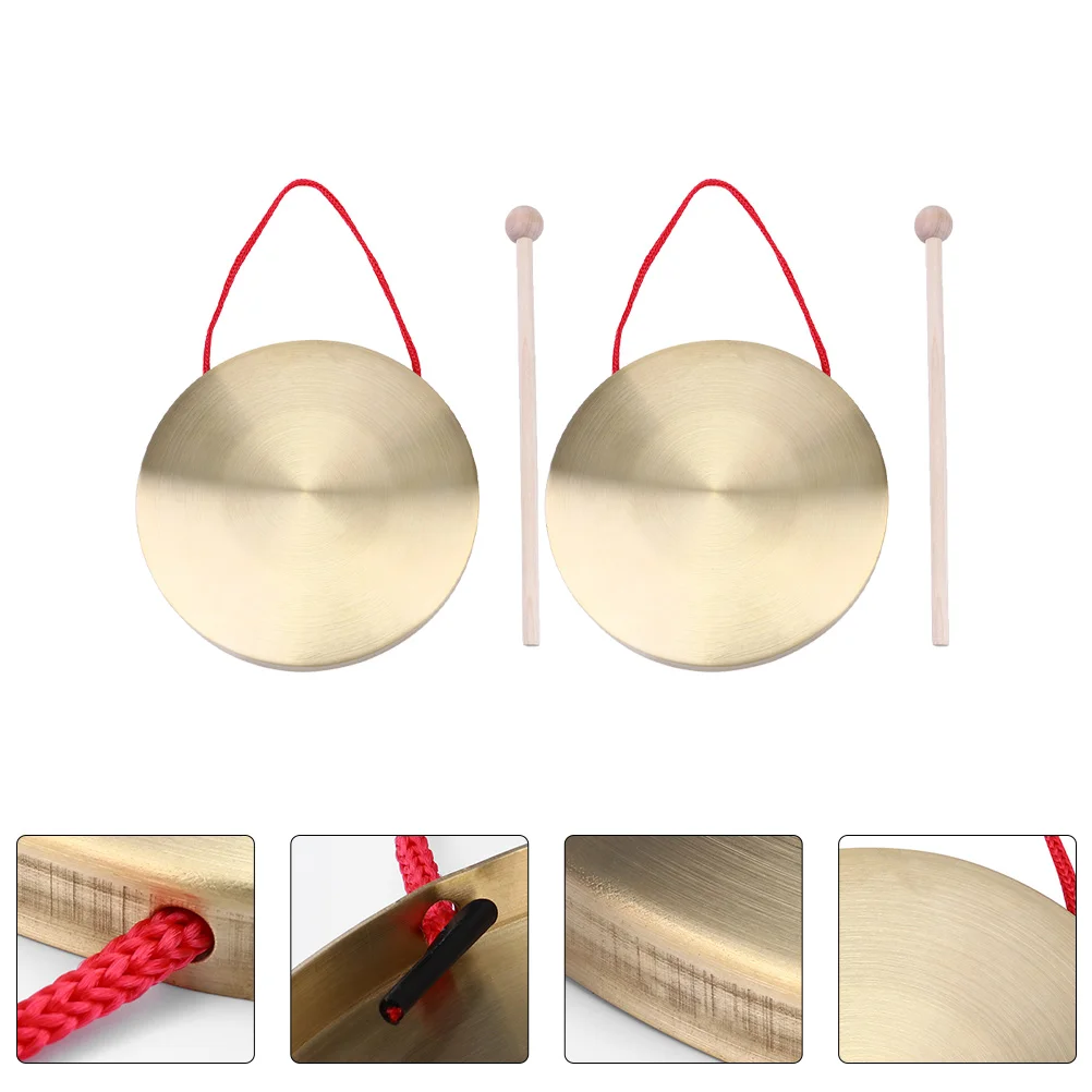 2 Sets Percussion Instrument Gong Traditional Opera Chinese Brass Instruments Wooden Small Musical Copper Cymbal
2 Sets Percussion Instrument Gong Traditional Opera Chinese Brass Instruments Wooden Small Musical Copper Cymbal