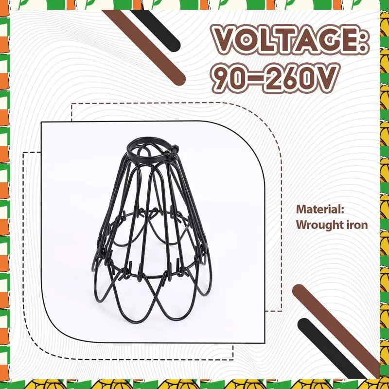 Professional Tool Adjustable Wire Cage Lampshade, 2 Pack Metal Bird Cage Bulb Guard Island Pendant Lighting Fixture Drop Lamp Ho
Professional Tool Adjustable Wire Cage Lampshade, 2 Pack Metal Bird Cage Bulb Guard Island Pendant Lighting Fixture Drop Lamp Ho