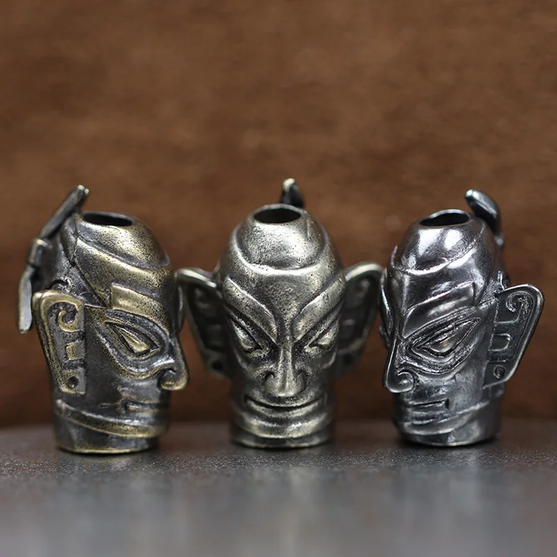 Медальон-подвеска Sanxingdui для молитвенной маски, браслета из паракорда, аксессуаров для EDC, DIY, плетеных браслетов, шнурков, с бусиной в виде ножа из латуни
Медальон-подвеска Sanxingdui для молитвенной маски, браслета из паракорда, аксессуаров для EDC, DIY, плетеных браслетов, шнурков, с бусиной в виде ножа из латуни