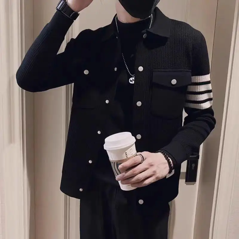 Advanced Knitted Cardigan Men's Slim Fit Collared Jaet Trendy Casual Long Sve Winter Outerwear Youth Active Sle
Advanced Knitted Cardigan Men's Slim Fit Collared Jaet Trendy Casual Long Sve Winter Outerwear Youth Active Sle