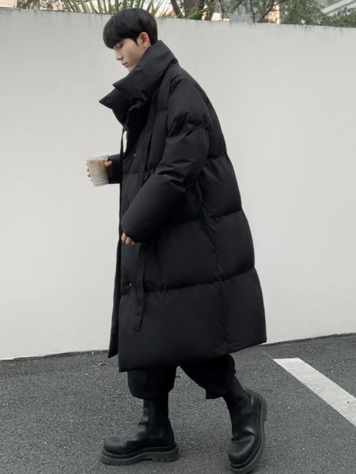 Men's down Cotton Jaet Mid-Length Thiened Stand Collar Loose k Sle High Street Over-Knee Outerwear Trendy
Men's down Cotton Jaet Mid-Length Thiened Stand Collar Loose k Sle High Street Over-Knee Outerwear Trendy