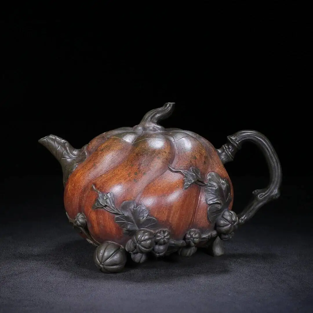 Chinese Yixing Zisha Clay Handcrafted Exquisite Pumpkin Teapot 500cc
Chinese Yixing Zisha Clay Handcrafted Exquisite Pumpkin Teapot 500cc