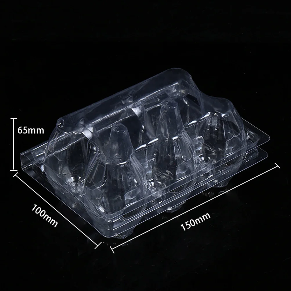 5pcs Plastic Container Transparent 6 Grids Storage Box Portable Egg Carrier For Refrigerator Camping Picnic Travel Space Saving
5pcs Plastic Container Transparent 6 Grids Storage Box Portable Egg Carrier For Refrigerator Camping Picnic Travel Space Saving