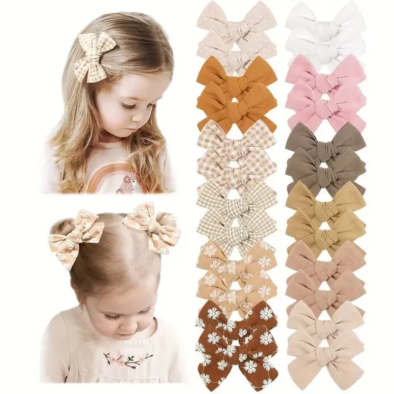 10pcs/set 3.34'' Lovely Soft Cotton Printed Hair Bows Hair Clip for Girls Cute Bowknot Hairgripe Headwear Kids Hair Accessories
10pcs/set 3.34'' Lovely Soft Cotton Printed Hair Bows Hair Clip for Girls Cute Bowknot Hairgripe Headwear Kids Hair Accessories