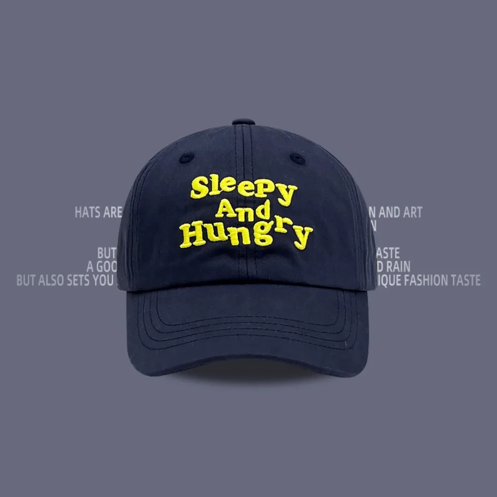Hip Hop Sleepy and Hungry Embroidery Baseball Cap Brightly Colored Adjustable Fishing Cap Streetwear Hats Outdoor
Hip Hop Sleepy and Hungry Embroidery Baseball Cap Brightly Colored Adjustable Fishing Cap Streetwear Hats Outdoor