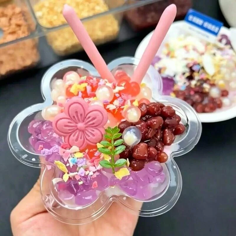 Disposable Snowflake Ice Cream Bowl Commercial Stall Special Hexagonal Plum Blossom Bowl for Ice Sand Shaved Ice Dessert Cup
Disposable Snowflake Ice Cream Bowl Commercial Stall Special Hexagonal Plum Blossom Bowl for Ice Sand Shaved Ice Dessert Cup