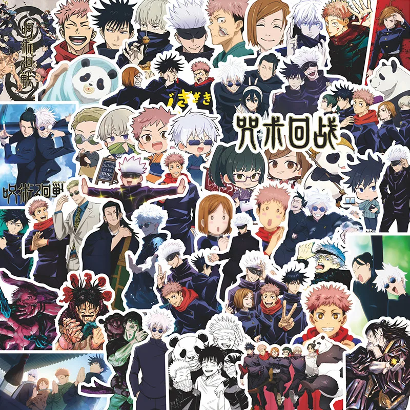 70pcs/82pcs Anime Jujutsu Kaisen Stickers DIY Laptop Skateboard Kids Cool Sticker Itadori Yuji Satoru Gojo Anime Decal Kid Toys
70pcs/82pcs Anime Jujutsu Kaisen Stickers DIY Laptop Skateboard Kids Cool Sticker Itadori Yuji Satoru Gojo Anime Decal Kid Toys