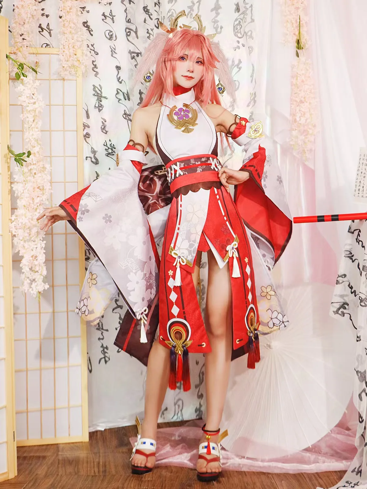 Yae Miko Cosplay Costume Impact Uniform Wig Cosplay Anime Chinese Style Halloween Costumes for Women Game
Yae Miko Cosplay Costume Impact Uniform Wig Cosplay Anime Chinese Style Halloween Costumes for Women Game