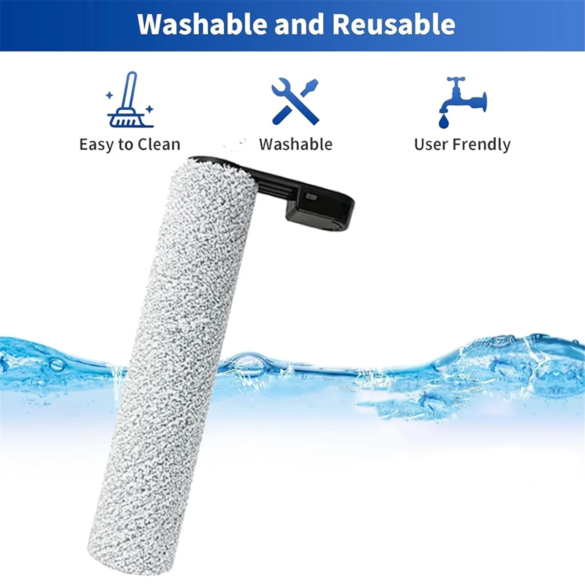 ABXHH 2PCS Wet and Dry Vacuum Roller Brush for Xiaomi Mijia 3 Max/3 Pro/2 Vacuum Cleaner Accessories Part Floor Cleaning Brush
ABXHH 2PCS Wet and Dry Vacuum Roller Brush for Xiaomi Mijia 3 Max/3 Pro/2 Vacuum Cleaner Accessories Part Floor Cleaning Brush