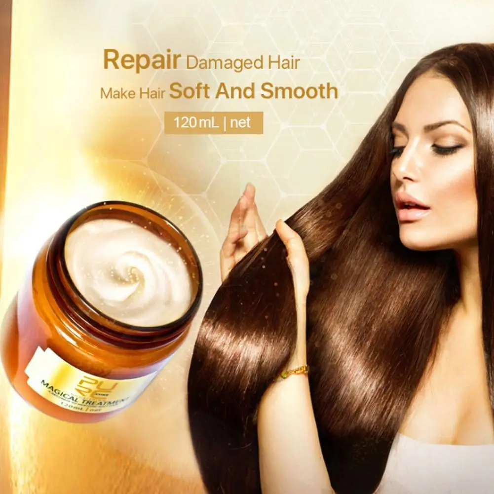 2PCS/Lot PURC Magical Treatment Hair Mask Keratin Straighten Nourish Restore Soft 5 Seconds Repairs Damaged Hair for Women
2PCS/Lot PURC Magical Treatment Hair Mask Keratin Straighten Nourish Restore Soft 5 Seconds Repairs Damaged Hair for Women