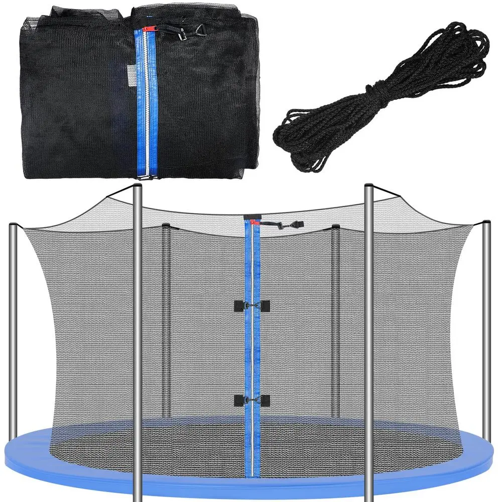 Net Replacement Trampoline Safety Round Frame Enclosure Weather Resistant Breathable Net with Double Headed Zippers
Net Replacement Trampoline Safety Round Frame Enclosure Weather Resistant Breathable Net with Double Headed Zippers
