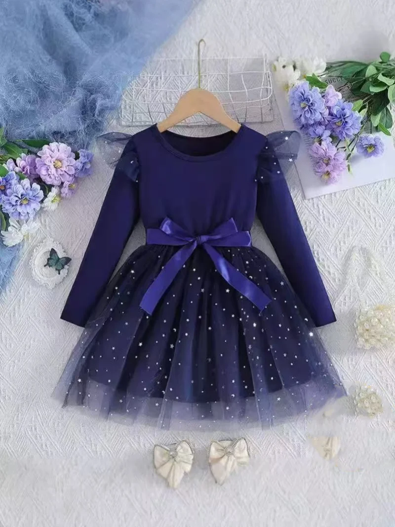 Girls' Spring and Autumn Dress 2025 New Children's Clothing Children's Glitter Western Style Princess Skirt
Girls' Spring and Autumn Dress 2025 New Children's Clothing Children's Glitter Western Style Princess Skirt