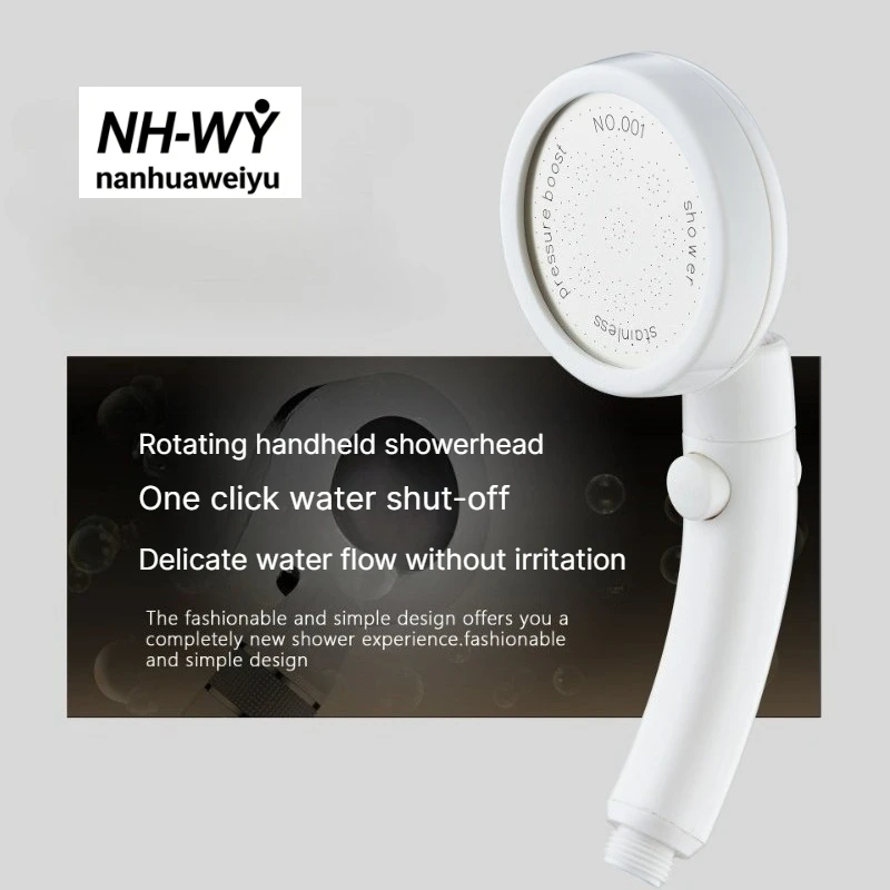 Japanese-style hand-held pressurized shower, adjusting elbow pressurized shower, gray and white optional
Japanese-style hand-held pressurized shower, adjusting elbow pressurized shower, gray and white optional