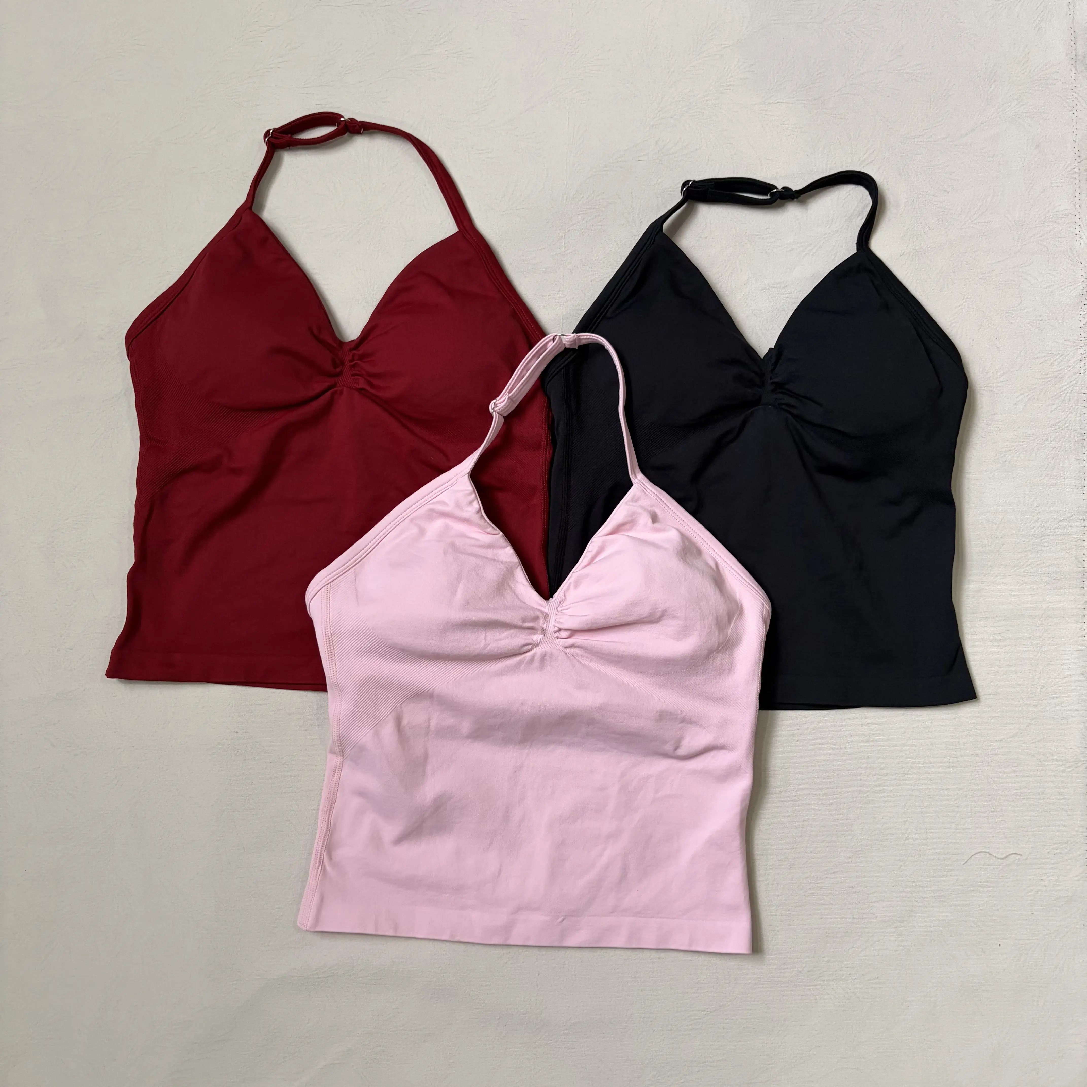 Fitness Sports Underwear Halter Sling Vest with Chest Pad Push-up Sports Bra Beauty Back Yoga Clothes
Fitness Sports Underwear Halter Sling Vest with Chest Pad Push-up Sports Bra Beauty Back Yoga Clothes