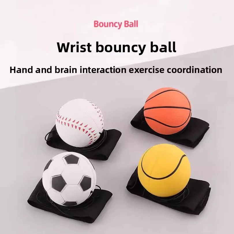 Elastic Hand Throwing Ball with Wrist Strap PU Elastic Ball for Children's Exercise Outdoor Fitness Hand Throwing Ball Elastic B
Elastic Hand Throwing Ball with Wrist Strap PU Elastic Ball for Children's Exercise Outdoor Fitness Hand Throwing Ball Elastic B