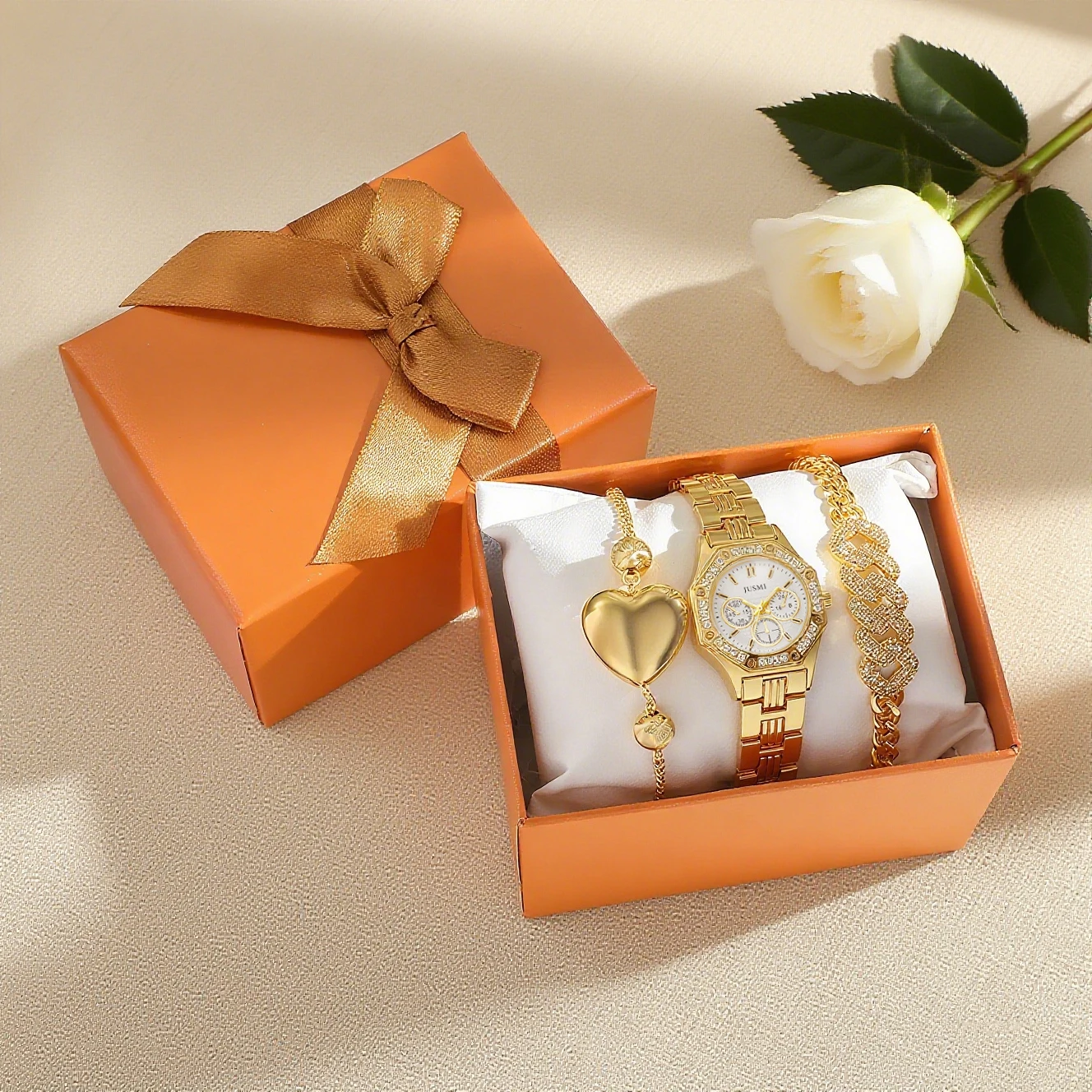 Женские стильные кварцевые часы с восьмиугольным корпусом, инкрустированным бриллиантами, с браслетом, комплект из 3 предметов для повседневной носки и праздничного ги
Женские стильные кварцевые часы с восьмиугольным корпусом, инкрустированным бриллиантами, с браслетом, комплект из 3 предметов для повседневной носки и праздничного ги