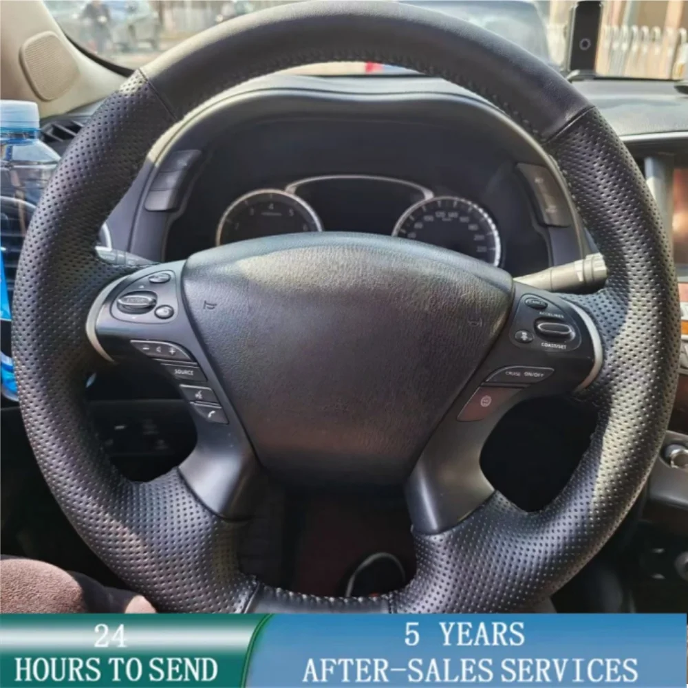 Индивидуальный чехол на руль автомобиля, ручное шитье, кожа из микрофибры, противоскользящий для Infiniti M M30 M35 M37 M56 M30d M35h, автозапчасти
Индивидуальный чехол на руль автомобиля, ручное шитье, кожа из микрофибры, противоскользящий для Infiniti M M30 M35 M37 M56 M30d M35h, автозапчасти