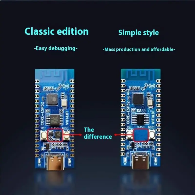 ESP32-C3 Core Board Development Board 2.4G WIFI Bluetooth-compatible Module CH343P 32Pin For Verifying ESP32C3 Chip Function
ESP32-C3 Core Board Development Board 2.4G WIFI Bluetooth-compatible Module CH343P 32Pin For Verifying ESP32C3 Chip Function