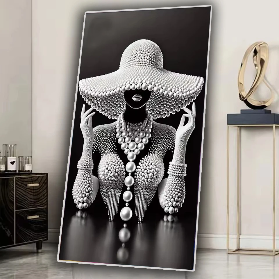 Black White Woman diamond painting Jewelry cross stitch kits Full Square/Round Diamond mosaic rhinestones portrait Home decor
Black White Woman diamond painting Jewelry cross stitch kits Full Square/Round Diamond mosaic rhinestones portrait Home decor