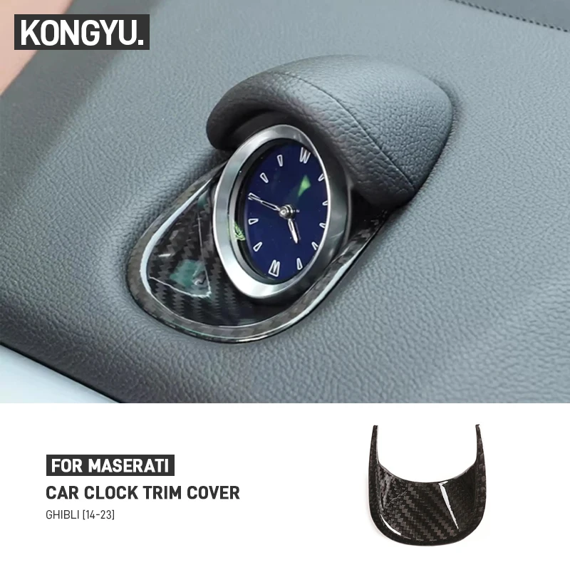 For Maserati Ghibli 2014-2023 Real Carbon Fiber Car Central Control Dashboard Clock Base Trim Cover Sticker Interior Accessories
For Maserati Ghibli 2014-2023 Real Carbon Fiber Car Central Control Dashboard Clock Base Trim Cover Sticker Interior Accessories
