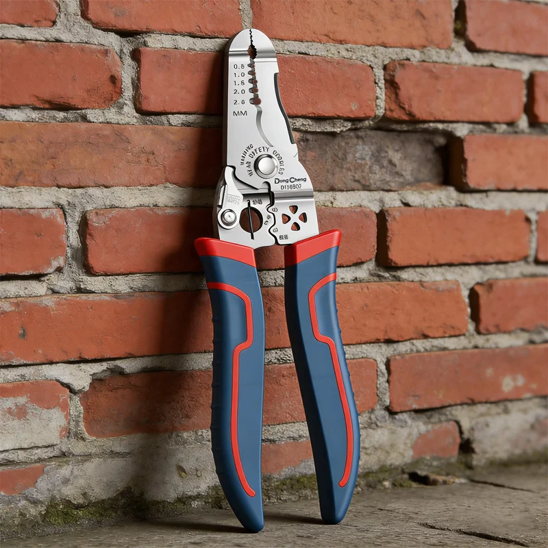 7" Multifunctional Wire Stripper 4Cr13 Stainless Steel Automatic Spring PP TPR Handle Wire Cutter Crimper Electrical Cable Tool
7" Multifunctional Wire Stripper 4Cr13 Stainless Steel Automatic Spring PP TPR Handle Wire Cutter Crimper Electrical Cable Tool