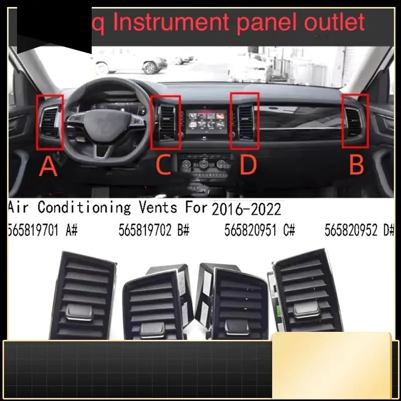 Instrument Panel Air Conditioning Outlet Air Conditioning Vents For Skoda Kodiaq 2016-2022
Instrument Panel Air Conditioning Outlet Air Conditioning Vents For Skoda Kodiaq 2016-2022