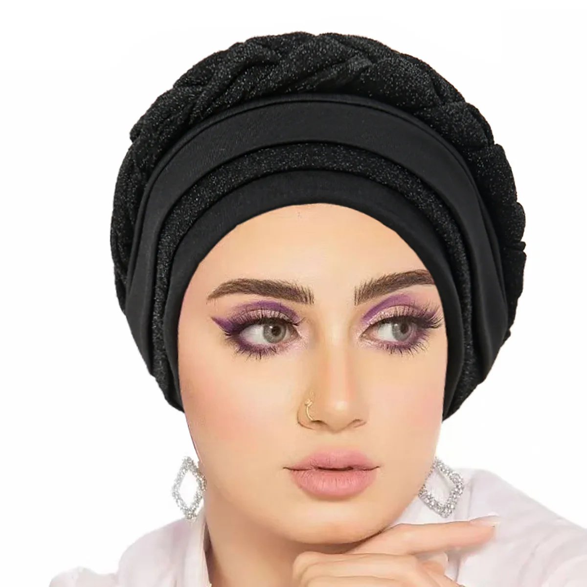African Women Braid Turban Bonnet Chemo Cap Turban Bonnet Hijab Caps Head Scarf Head Wrap Lady Musulman Arab Wrap Turbantes
African Women Braid Turban Bonnet Chemo Cap Turban Bonnet Hijab Caps Head Scarf Head Wrap Lady Musulman Arab Wrap Turbantes