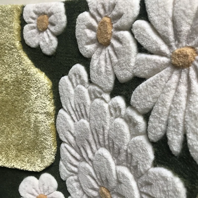 Luxury Hand Tufted NZ Wool/Bamboo Silk Area Rug High-end Villa Living Room Carpet
Luxury Hand Tufted NZ Wool/Bamboo Silk Area Rug High-end Villa Living Room Carpet