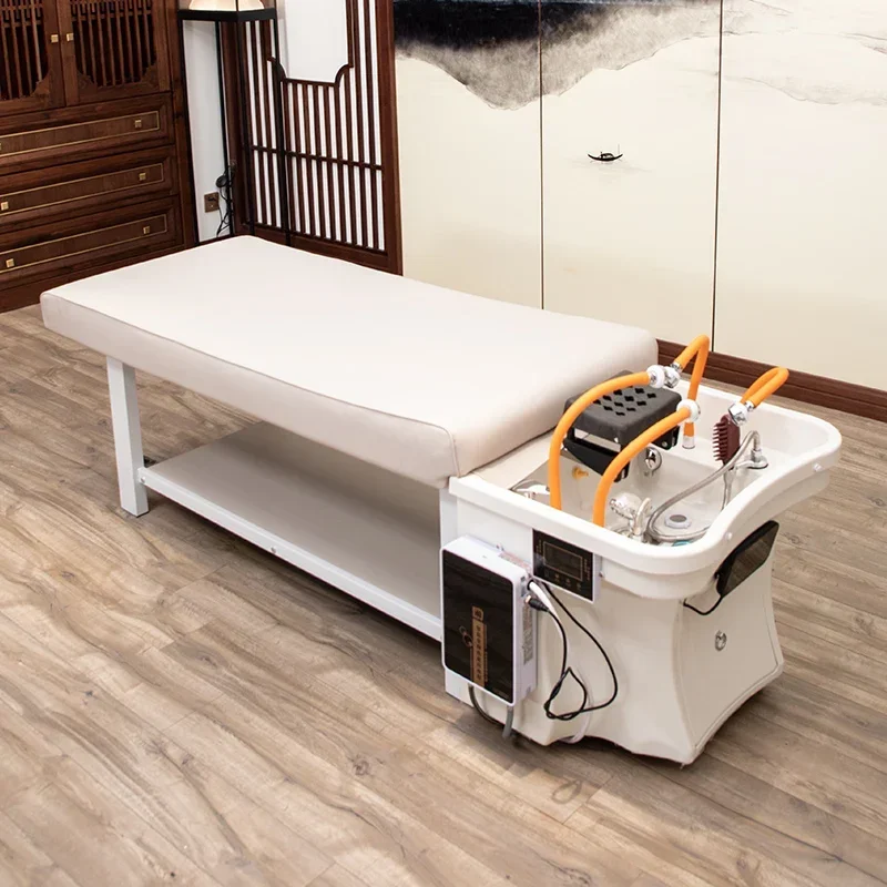 Multi functional high-end energy-saving Thai water heater beauty salon dedicated water circulation massage bed shampoo bed
Multi functional high-end energy-saving Thai water heater beauty salon dedicated water circulation massage bed shampoo bed