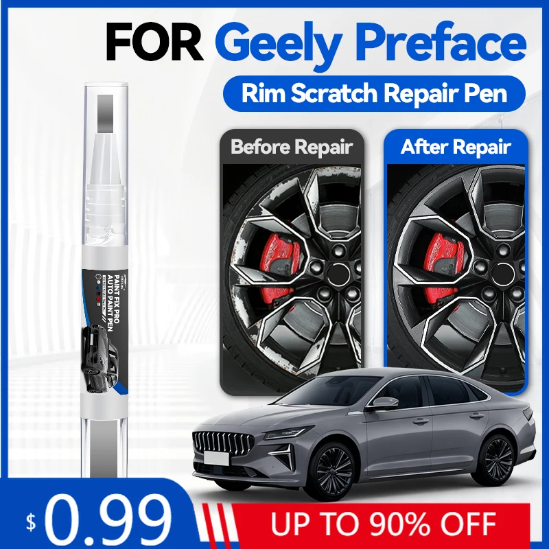 Wheel Hub Touch Up Paint Pen For Geely Preface Paint Repair Pen Touch Up Scratch Remover DIY Auto Accessories Black White Blue S
Wheel Hub Touch Up Paint Pen For Geely Preface Paint Repair Pen Touch Up Scratch Remover DIY Auto Accessories Black White Blue S