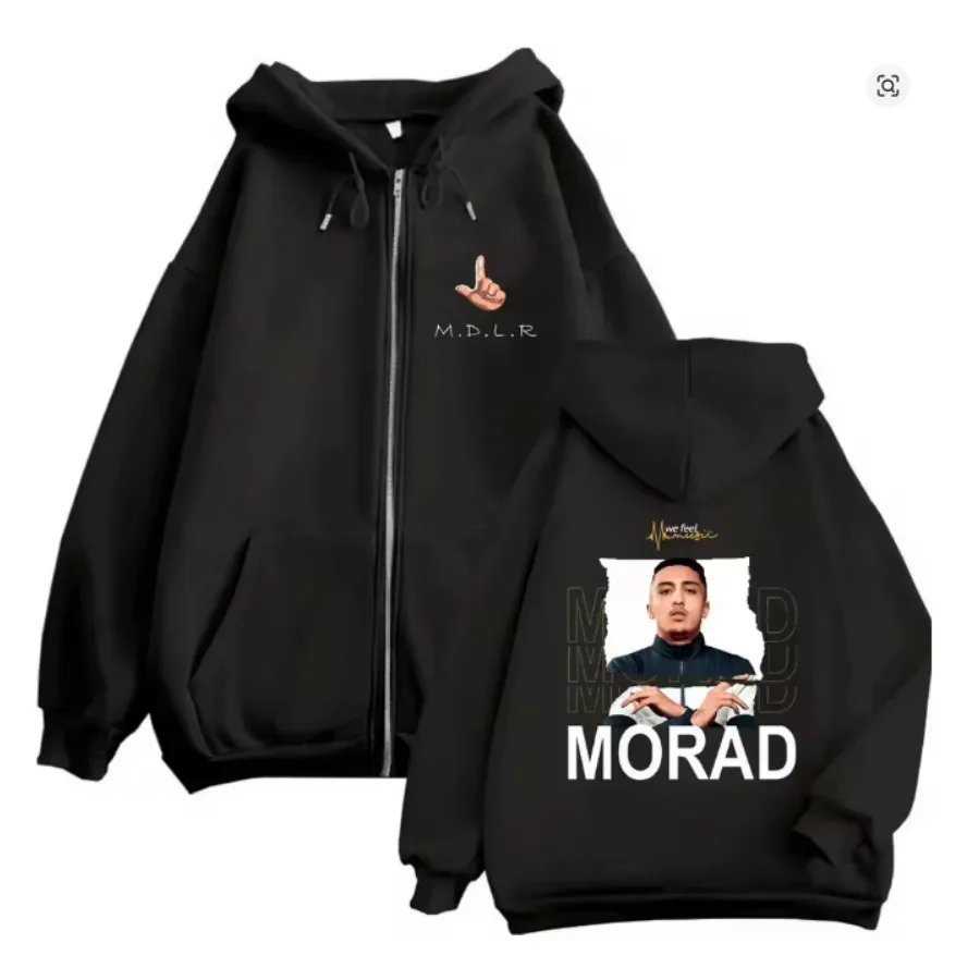 Morad MDLR Music Album Merch Zip Up Hoodies High Quality Fashion Long Sleeve Zipper Sweatshirts Men Women Casual Loose Pullovers
Morad MDLR Music Album Merch Zip Up Hoodies High Quality Fashion Long Sleeve Zipper Sweatshirts Men Women Casual Loose Pullovers
