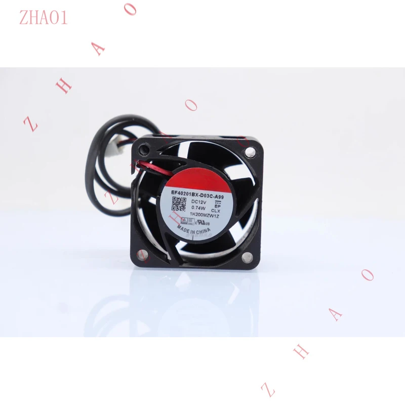 Z for SUNON EF40201BX-D30C-A99 DC12V 0.74W 4020 4CM 2-Wire Switch Cooling Fan
Z for SUNON EF40201BX-D30C-A99 DC12V 0.74W 4020 4CM 2-Wire Switch Cooling Fan