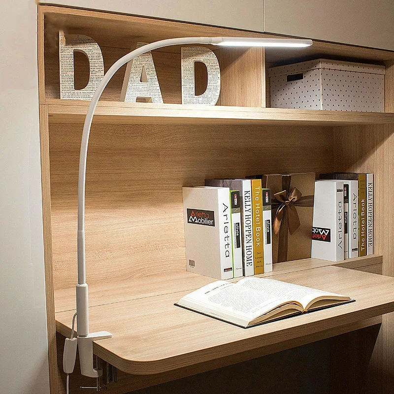 Table Clip Lamp Portable Long Arm Office USB Adjustable Eye Protection Desk Lamp Bedroom Office LED Light 5-Level Brightness
Table Clip Lamp Portable Long Arm Office USB Adjustable Eye Protection Desk Lamp Bedroom Office LED Light 5-Level Brightness