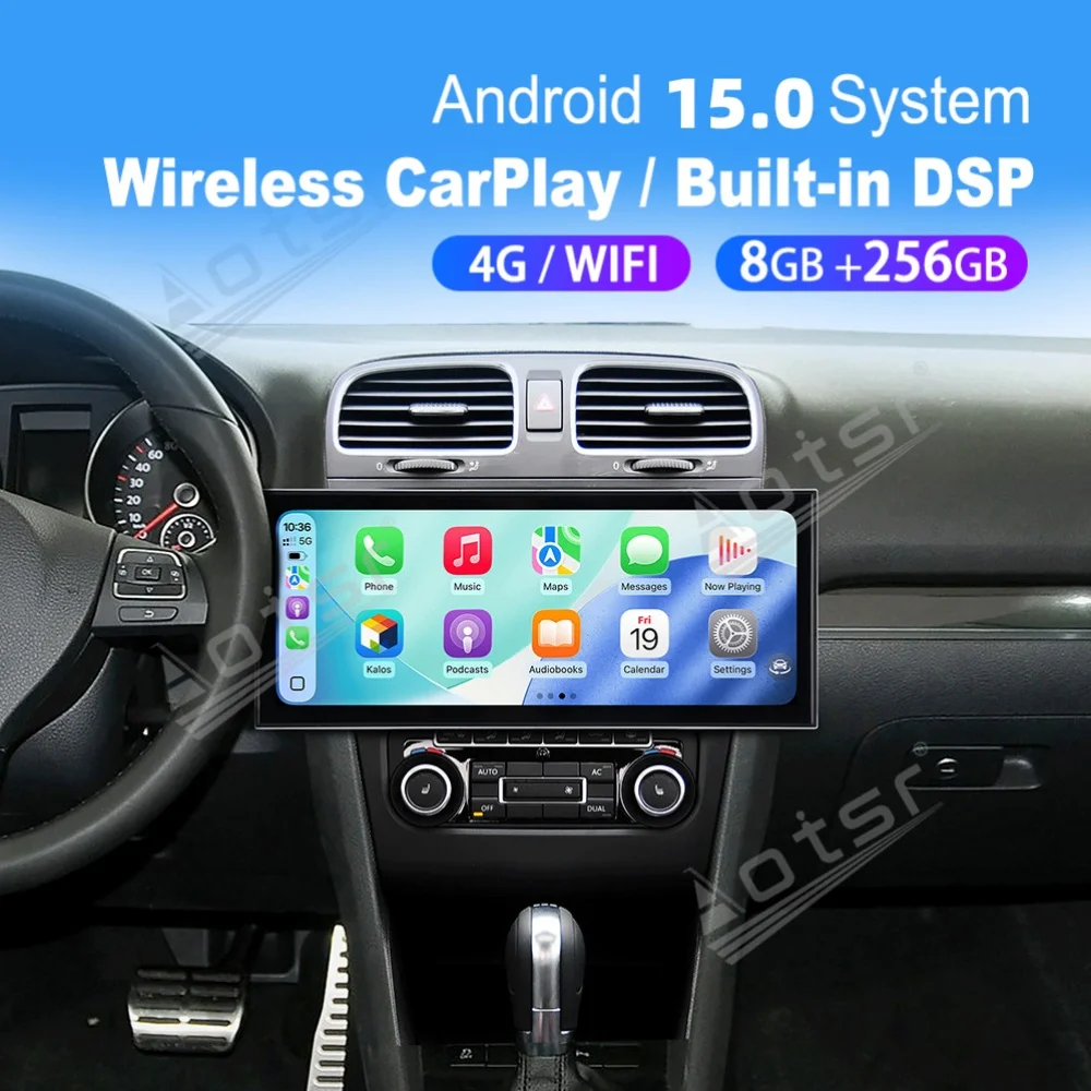 15,8-дюймовый автомобильный радиоприемник Android Qualcomm Carplay для Volkswagen Golf MK 6 2007~2012, автомобильное авторадио, мультимедийный плеер, GPS-навигатор, головное устройство
15,8-дюймовый автомобильный радиоприемник Android Qualcomm Carplay для Volkswagen Golf MK 6 2007~2012, автомобильное авторадио, мультимедийный плеер, GPS-навигатор, головное устройство