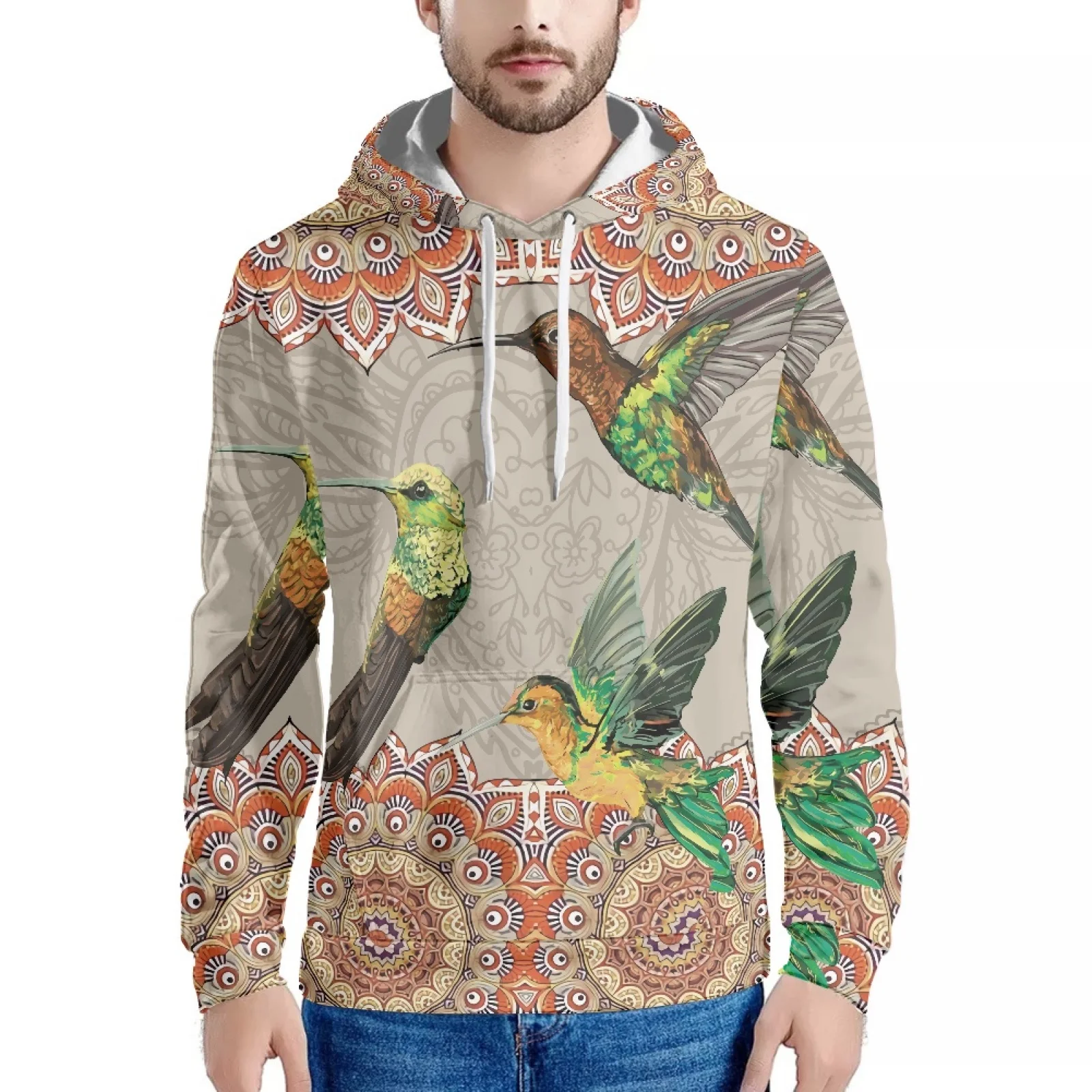 Bird Print Ethnic Style Polynesian Style Hoodie Sweatshirt Long Sleeve Hoodie Slim Men's Hoodie Autumn And Winter Men's Wear
Bird Print Ethnic Style Polynesian Style Hoodie Sweatshirt Long Sleeve Hoodie Slim Men's Hoodie Autumn And Winter Men's Wear